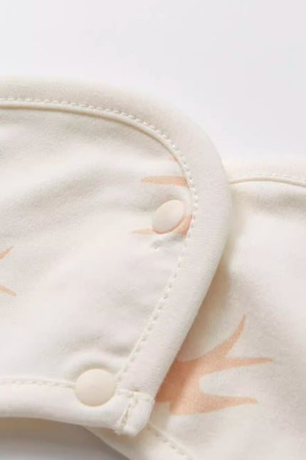 360-Degree Rotating Baby Bib with Adjustable Snaps for Easy Use - Natural Baby Clothing丨Pure, organic, dye-free care, cozy and gentle for babies