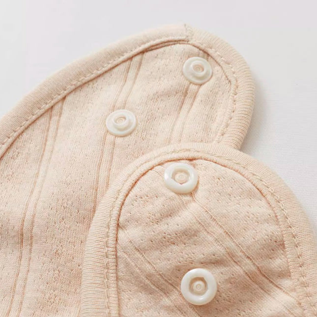 Infant Triangle Bib with Absorbent and Adjustable Design - Natural Baby Clothing丨Pure, organic, dye-free care, cozy and gentle for babies