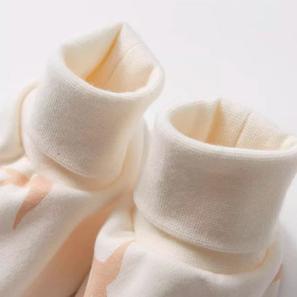 Newborn Mittens and Booties Set for Scratch Prevention and Warmth - Natural Baby Clothing丨Pure, organic, dye-free care, cozy and gentle for babies