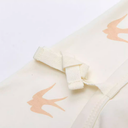 Long Sleeve Lace-Up Jumpsuit with Stretchable Fabric for Stylish and Comfortable Wear - Natural Baby Clothing丨Pure, organic, dye-free care, cozy and gentle for babies