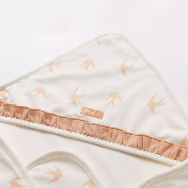 Double-Layered Cotton Baby Blanket with Soft and Warm Design - Natural Baby Clothing丨Pure, organic, dye-free care, cozy and gentle for babies