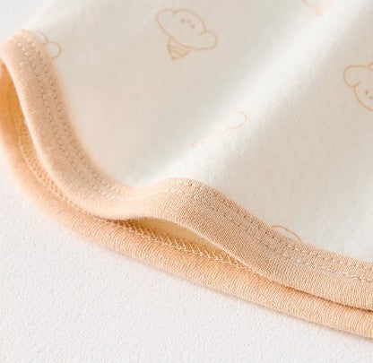 Baby Double-Layer Vest with Adjustable Closure for Comfort - Natural Baby Clothing丨Pure, organic, dye-free care, cozy and gentle for babies