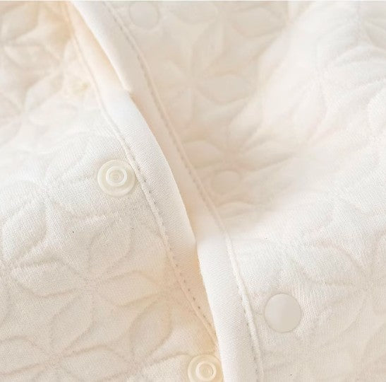 Baby Air-Layer Hooded Front-Opening Jacket