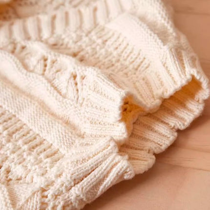 Knit Frilled Vest with Frilled Edges for Baby - Natural Baby Clothing丨Pure, organic, dye-free care, cozy and gentle for babies