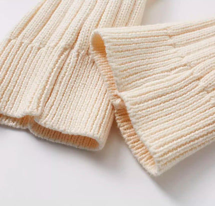 Baby Knit Pants with Soft and Stretchy Fabric for Comfort - Natural Baby Clothing丨Pure, organic, dye-free care, cozy and gentle for babies