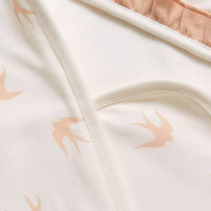 Double-Layered Cotton Baby Blanket with Soft and Warm Design - Natural Baby Clothing丨Pure, organic, dye-free care, cozy and gentle for babies