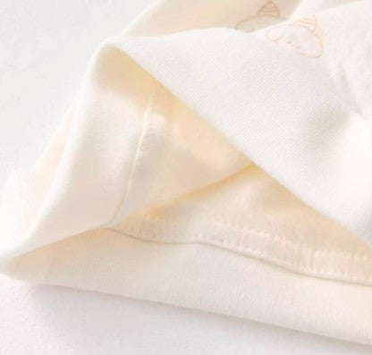 Newborn Soft Cotton Beanie Hat with Elastic Band - Natural Baby Clothing丨Pure, organic, dye-free care, cozy and gentle for babies