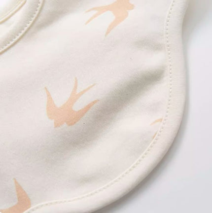 360-Degree Rotating Baby Bib with Adjustable Snaps for Easy Use - Natural Baby Clothing丨Pure, organic, dye-free care, cozy and gentle for babies