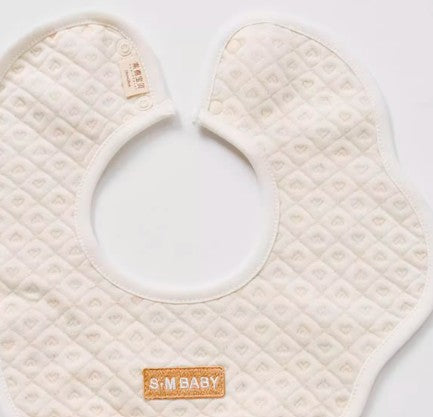 360-Degree Air-Layer Baby Bib for Complete Coverage - Natural Baby Clothing丨Pure, organic, dye-free care, cozy and gentle for babies