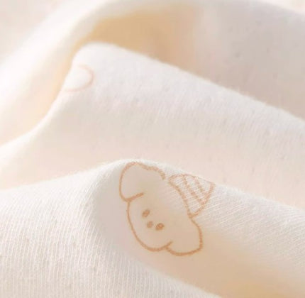 Newborn Soft Cotton Beanie Hat with Elastic Band - Natural Baby Clothing丨Pure, organic, dye-free care, cozy and gentle for babies