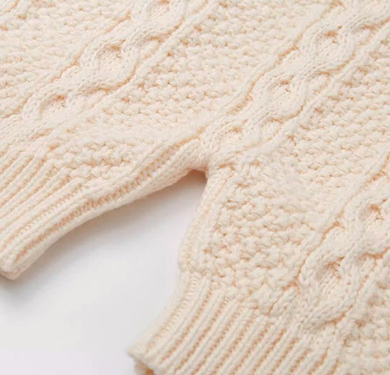 Natural Cotton Infants' Knitted Overalls Shorts with Adjustable Straps for Comfort and Versatility - Natural Baby Clothing丨Pure, organic, dye-free care, cozy and gentle for babies