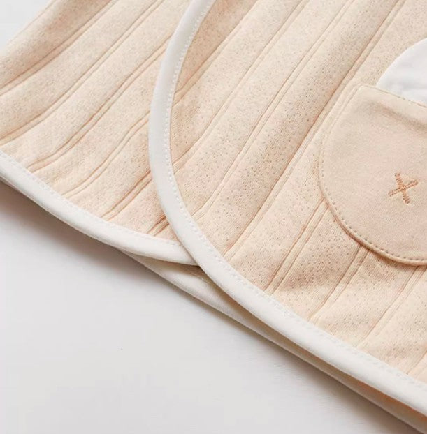 nfant Diagonal Placket Tie-Strap Vest for Easy Dressing - Natural Baby Clothing丨Pure, organic, dye-free care, cozy and gentle for babies