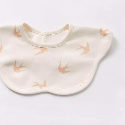 360-Degree Rotating Baby Bib with Adjustable Snaps for Easy Use - Natural Baby Clothing丨Pure, organic, dye-free care, cozy and gentle for babies