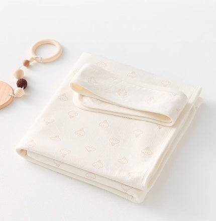 Infant Swaddle Blanket with Soft and Breathable Fabric - Natural Baby Clothing丨Pure, organic, dye-free care, cozy and gentle for babies