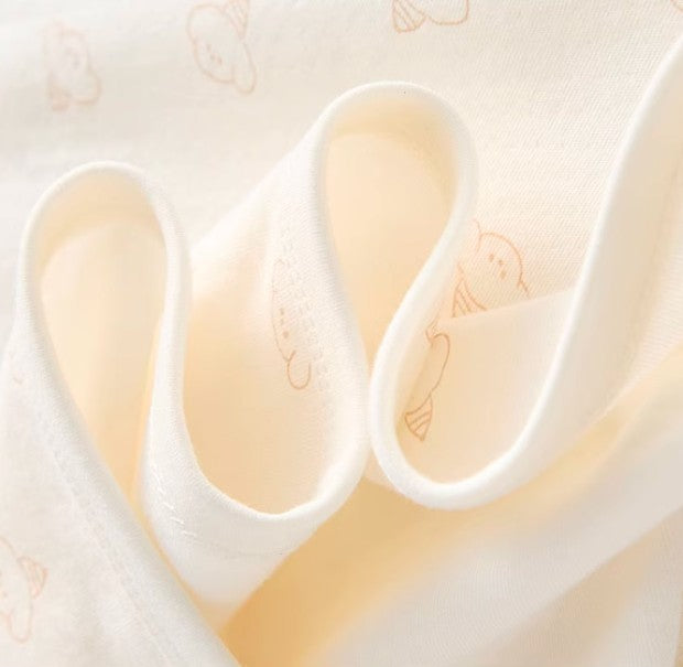 Baby Swaddle Wrap with Soft and Breathable Fabric - Natural Baby Clothing丨Pure, organic, dye-free care, cozy and gentle for babies
