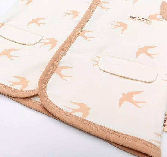 Double-Layer Vest with Adjustable Closure for Versatile Layering - Natural Baby Clothing丨Pure, organic, dye-free care, cozy and gentle for babies