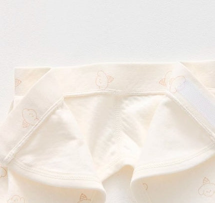 Newborn Tie-Wrap Clothing Set for Easy Changing - Natural Baby Clothing丨Pure, organic, dye-free care, cozy and gentle for babies