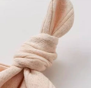 Newborn Soft Cotton Beanie with Elastic Band for Comfort - Natural Baby Clothing丨Pure, organic, dye-free care, cozy and gentle for babies