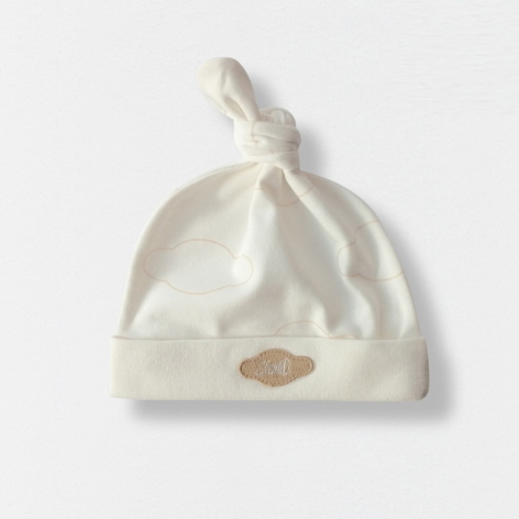 Newborn Baby Beanie Hat - Natural Baby Clothing丨Pure, organic, dye-free care, cozy and gentle for babies