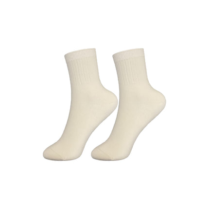 Women’s Organic Cotton Undyed Crew Socks - Natural Baby Clothing丨Pure, organic, dye-free care, cozy and gentle for babies