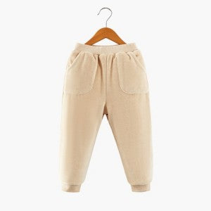 Velvet Quilted Baby Pants